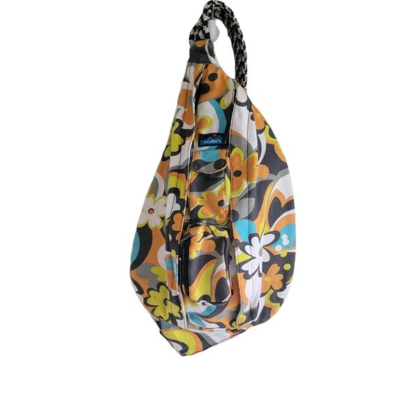 Kavu Bags Kavu Crossbody Rope Sling Bag Backpack Orange Yellow